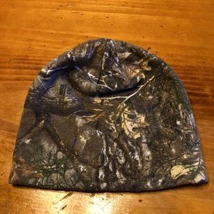 Kids camo beanie